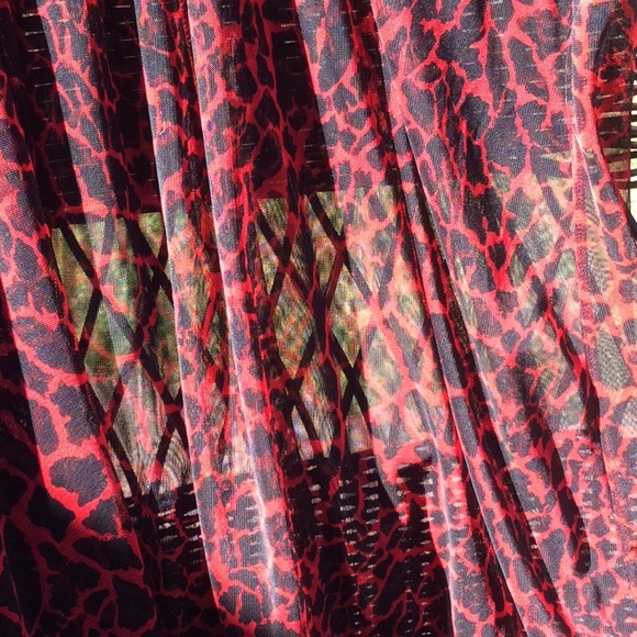 Pucker up plus lingerie. Sz 2XL sheer black/ red - Picture 6 of 6